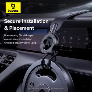 Support magnétique pour téléphone de voiture Baseus C02 GO, support de téléphone pliable, support de montage pour iPhone 12 <span class=keywords><strong>13</strong></span> 14 Pro Max pour Samsung - Product Image 6