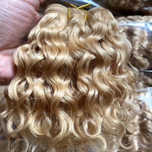 2025 DIY Poupées Extensions de Cheveux Trame de Cheveux de Chèvre 8 ''Longueur Yak Queue Cheveux Bouclés Type - Product Image 2