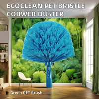 Brosse à tête Cobweb Duster-Brosse à toile d'araignée torsadée pour le nettoyage de la toile en extérieur et en intérieur