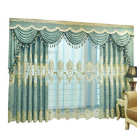 Panneaux de rideaux occultants brodés en polyester de qualité supérieure avec un blocage de la lumière de 71 à 90 % pour la décoration intérieure moderne du salon