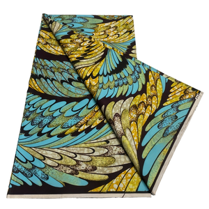 Superbe Tissu Organza Bio Tissé à Motif Batik sur 6 Yards, <span class=keywords><strong>Pagne</strong></span> Hollandais Scintillant pour Vêtements et Sacs - Product Image 1