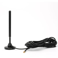 STARF S2101-J-XX Antenne LoRa externe à gain élevé 5,8 dBi 433/470/915 MHz avec câble RG58 de 1 m (omnidirectionnelle 50 ohms)