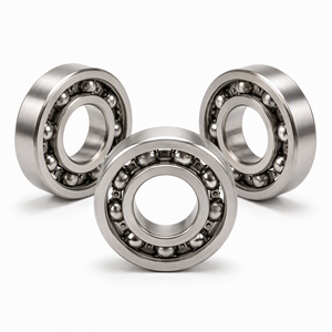 Rodamiento de Bolas Abierto de Acero Inoxidable 440C S6001 de 12x28x8mm, Alta Dureza, Resistente al Desgaste, para Maquinaria de Precisión y Husillos de Motor - Product Image 1