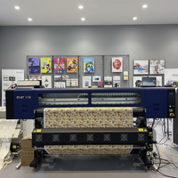 Imprimante à sublimation thermique de 1900 mm, 4 têtes I3200, 180 m²/h, imprimante numérique à jet d'encre haute productivité pour l'impression textile domestique
