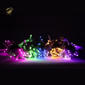 100LEDS 방수 IP67 야외 고무 케이블 led 문자열 조명 led 요정 조명 깜박이 꾸준한 변경 led 크리스마스 빛 - Product Image 6