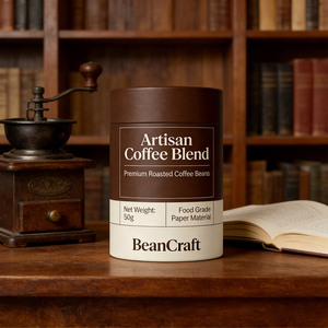 Boîte <span class=keywords><strong>en</strong></span> papier pour grains de <span class=keywords><strong>café</strong></span> haut de gamme |   Cylindre alimentaire personnalisé imprimé avec revêtement <span class=keywords><strong>en</strong></span> aluminium - Product Image 5