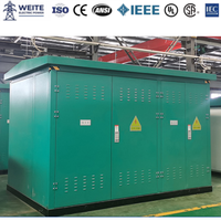 Transformateur compact monté sur socle extérieur 11kV 33kV 480V pour distribution d'énergie industrielle MT et HT
