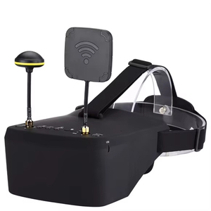 Accessoires FPV ZAI pour <span class=keywords><strong>Drone</strong></span> : Lunettes FPV 5.8G 40CH 5 Pouces LS800D (Fonctions Similaires EV800D) avec DVR, Casque Vidéo, Diversité Métal-Plastique - Product Image 2