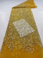 Tissu en maille respirant tricoté à chevrons, perles de cristal brodées