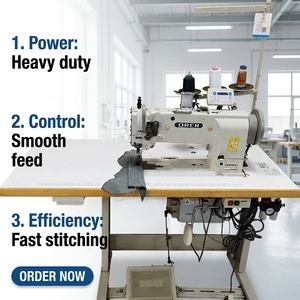OREN Industrial <b>Sewing</b> <b>Machine</b> for <b>Sewing</b> <b>Leather</b> with Thick Thread Heavy-duty Thick Material <b>Sewing</b> <b>Machine</b> RN-6610D - Product Image 1
