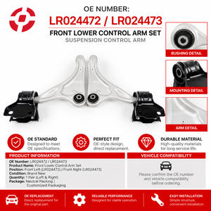 Vorderer Linker und Rechter Unterer <span class=keywords><strong>Querlenker</strong></span> LR024473 LR024472 für Land Rover Range Rover Evoque L538 Auto-Aufhängungsteile - Product Image 1