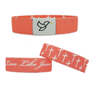 213/215/216 השראה jesus bible wristband לביש wristband מתמשכים דת צמיד אמונה רציף אלסטי 13.56mhz - Product Image 6