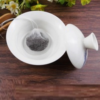 Sachet de thé rond en fibre de maïs, Sachet de thé, Sachet de thé jetable, Sachet filtre pour assaisonnements