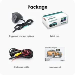 GreenYi Telecamera per Visione Anteriore Auto AHD 170° per Audi A3 8P A6 C7 C6 A4 B8 B6 B9 A1 TT MK2 A8 D3 Q7 4L Q3 8L C5 8J B5 4F A7 B7 Q5 <span class=keywords><strong>FY</strong></span> - Product Image 5