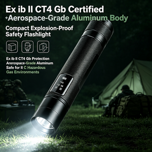 WOSEN EDC National Certification Safe Explosion proof <b>LED</b> Torch For Inspection Mining Emergency Digital Display <b>LED</b> Flashlight - Product Image 3