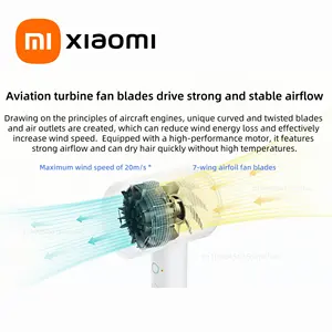 <span class=keywords><strong>Asciugacapelli</strong></span> Ionico MIJIA <span class=keywords><strong>Mi</strong></span> H300, Asciugatura Rapida, Cura dei Capelli con Ioni Negativi, Professionale per Casa, 1600W, Diffusore Incluso - Product Image 3