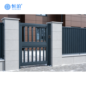 Porte de sécurité motorisée électrique à double battant en acier inoxydable pour entrée principale avec dimensions personnalisées pour la cour de la villa - Product Image 3