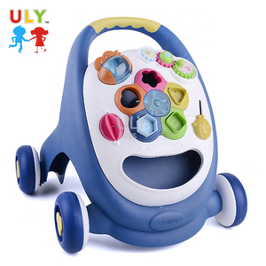 Vendita calda multifunzione per attività educativa di apprendimento del bambino passeggino giocattolo musicale girello 4 ruote di plastica per neonati - Product Image 3