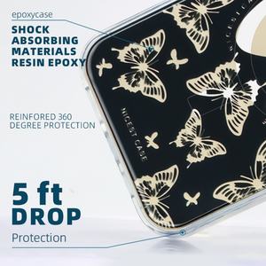 Funda Magnética para Teléfono Móvil con Diseño de Mariposa, Tendencia Europea y Americana 2024, Regalo Ideal para Jóvenes, para iPhone 15 14 Pro Max - Product Image 2