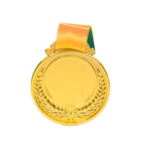 Médailles vierges de Sublimation de médaille de course en alliage de Zinc de haute qualité pour sac Opp de Sport Marathon sans artisanat en métal