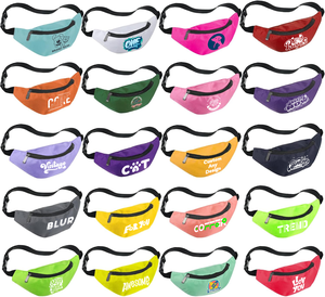 Marsupio Personalizzato con Logo Impermeabile in Nylon Canvas Oxford Borsa da Corsa a Tracolla - Product Image 1