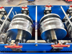 1200mm Aluminium Rain Gutter <b>Machine</b> Colored Steel Roof Gutter <b>Making</b> Equipment with Gear Bearing Motor Core Components - Product Image 6