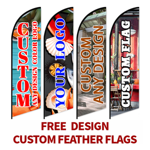 Diseño gratuito logotipo personalizado publicidad al aire libre evento vela Swooper bandera pluma <span class=keywords><strong>Banner</strong></span> Individual Doble banderas promocionales Banners - Product Image 3
