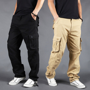 2024 all'ingrosso di nuovi <span class=keywords><strong>pantaloni</strong></span> Casual con <span class=keywords><strong>tasche</strong></span> Multiple <span class=keywords><strong>pantaloni</strong></span> larghi oversize da <span class=keywords><strong>uomo</strong></span> primavera e autunno <span class=keywords><strong>pantaloni</strong></span> di cotone spesso