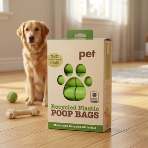 Private Label Factory PCR Recycled PE Pet Waste <b>Bags</b> for Sustainable Pet Brands Private Label Custom Packaging - Product Image 2