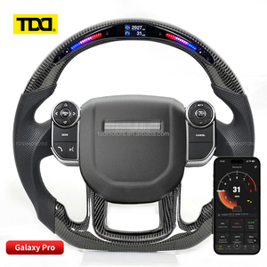 Volante de fibra de carbono TDD LED para Land Rover Range Rover Discovery L550 L494 Sport 2014-2020 4 Runner - Product Image 3