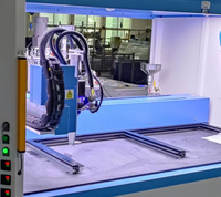 Distributeur de colle entièrement automatique à commande informatique par vision, machine de distribution de résine époxy et de polyuréthane