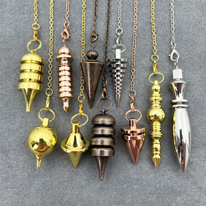 Péndulo de Metal en Forma de Cono Pequeño, Color Cobre, Oro, Oro Rosa y Plata, para Radiestesia, Sanación y Amuleto, Precio al por Mayor 2025 - Product Image 3