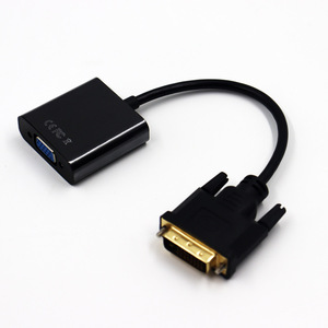 Dvi To Vga Adapter 24+1 With Chip 1080P <b>Hd</b> Video <b>Cable</b> For Computer Monitor - Product Image 2