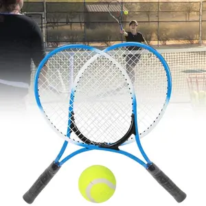 Raket tenis ringan 27 inci profesional, raket tenis kualitas tinggi ringan dengan bahan serat karbon dan tas Gratis