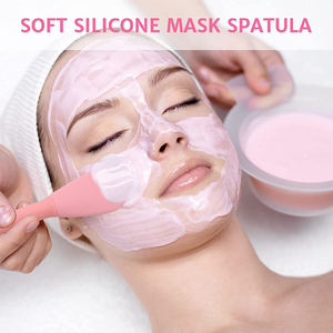 Venta caliente Handhold Double Head Face Cleansing Brush Silicone <span class=keywords><strong>Facial</strong></span> Mask Brush Face Skin Care Tool - Product Image 5