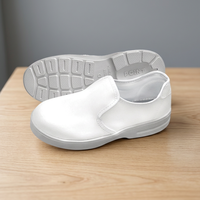 Sepatu keselamatan disipatif statis dengan penutup jari kaki baja anti licin sol PU properti bagus ESD produk bagus di Korea
