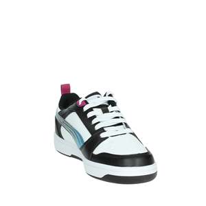 รองเท้าผ้าใบสำหรับเด็กผู้หญิง Puma สีขาวดำ ไซส์ 39 รองเท้าทรงหนา พื้นรองเท้าแบบนุ่ม หัวรองเท้าทรงกลม แบบผูกเชือก ใช้ได้ทุกฤดู วัสดุสังเคราะห์ ยาง - Product Image 5