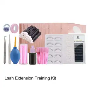 Private Label Lash Beginner Practice Kits Eyelash Starter Extension Training Kit Eyelash Tool Set