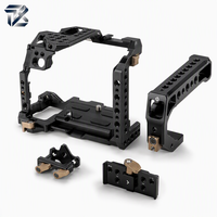Composant de cage de caméra usiné CNC de précision en alliage d'aluminium avec traitement de surface anodisé