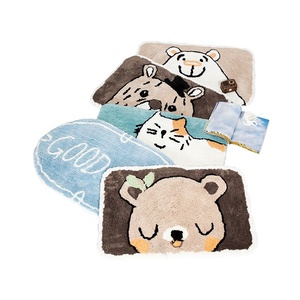 Hot Selling Polyester <strong>Mat</strong> Anti Slip Cartoon Area Rugs Soft <strong>Bedroom</strong> <strong>Mat</strong> Non-slip Rug Tufted Area Rug Bath <strong>Mat</strong> - Product Image 1