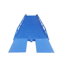 Rampe de quai mobile hydraulique robuste de 6 à 10 tonnes pour le chargement de conteneurs et le déchargement de camions