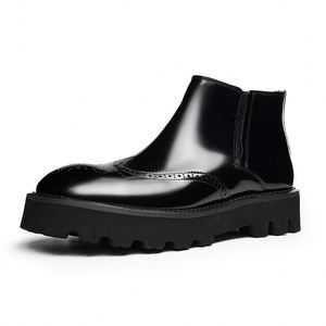 Zapatos de Vestir Casuales de Negocios de Cuero Personalizados de Alta Gama para Otoño, con Estampado de Leopardo, Puntera Puntiaguda, Suela Plana, Detalles con Flecos y Antideslizantes - Product Image 2