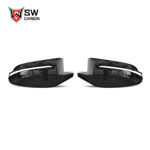 Cubiertas de Espejos Retrovisores de Fibra de Carbono Real para BMW M2 M3 M4 G80 G82 2021, Tapas para Espejos Laterales, Acabado Brillante - Product Image 6