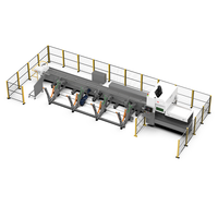 Mesin Pemotong Laser Pipa Logam Kecepatan Tinggi 1500w 2000w 3000w Diameter Pipa Logam 15-120mm Mesin Pemotong Laser Serat untuk Pipa dan Tabung Logam