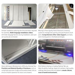 Armoire beauty <span class=keywords><strong>almira</strong></span> indonesia staccabile scorrevole a doppia porta in ferro battuto armadio armadio acciaio metallo - Product Image 6