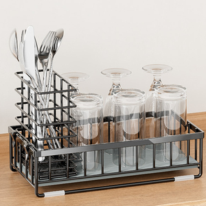 Lavello da cucina con cinturino per rubinetto portasapone portasapone spugna porta porta porta porta porta porta porta porta porta porta porta porta porta porta porta porta porta porta porta porta porta porta porta porta porta porta porta porta porta porta porta porta porta porta-ripiano con vassoio in pietra assorbente - Product Image 3