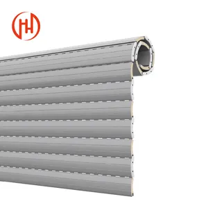 Außen Aluminium Taifun Shutter Akkordeon Hurricane Shutter elektrische Fenster Hurrikan Rollladen