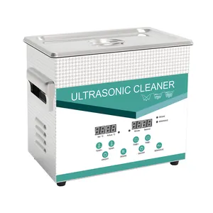 Voor Sieraden Jewelries Wassen Ultrasone Reinigingsapparatuur Echografie Digitaal 3l Tafelblad Met Verwarming 150W Degas Functie