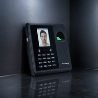 Terminal de contrôle d'accès et de présence par reconnaissance faciale et empreintes digitales, basé sur le web, avec vision nocturne, réinitialisation, logo personnalisé et SDK gratuit