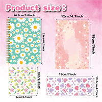 Kit de journal de bricolage pour filles ensemble de papeterie personnalisé ensemble de fournitures de scrapbooking et d'agenda kit de bricolage d'art de journalisation pour enfants